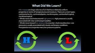 Weather Basics Pressure and Fronts [upl. by Forrest]