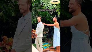 Not the BRIDE he was expecting  HILARIOUS bride prank reaction funny prankvideo trending viral [upl. by Yttisahc]