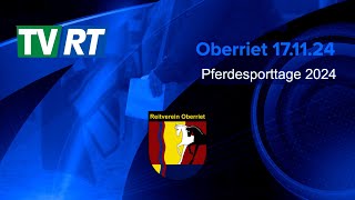 Pferdesporttage Oberriet 2024 Spitzenreitsport und Unterhaltung [upl. by Woermer]