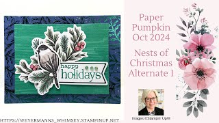 Oct 2024 Paper Pumpkin Nests of Christmas Kit  Alternative 1 [upl. by Franzoni]