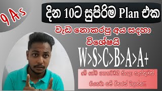 Work Plan for Last 10 days  OL work plane  exam motivation  A 9ක් ගන්න විදිහ  Science  Maths [upl. by Onifled]