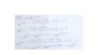 Sketch the even and odd component of the given discrete sequence  Practice question  MATLAB [upl. by Seko]