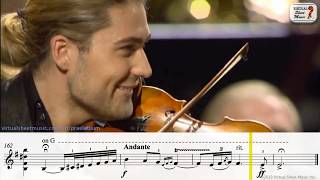 Praeludium and Allegro  PugnaniKreisler  David Garrett  Sheet Music Play Along [upl. by Houston530]