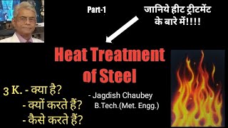 Heat Treatment of SteelPart1  Jagdish Chaubey [upl. by Conner]