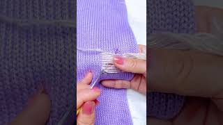 Sweater cracked repair method [upl. by Ezaria]