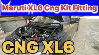 Maruti Xl6 Cng Kit Fitting Xl6 Cng Gastech Cng Maruti Cng Kit Fitting youtube cngkit [upl. by Bruning]