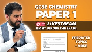 📝 GCSE Chemistry Paper 1  🔴 Live Stream  830PM  Predicted Topics  Combined amp Triple Science [upl. by Ddet907]