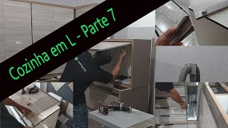 Cozinha em L parte 7  como fazer móveis planejados [upl. by Heddi]