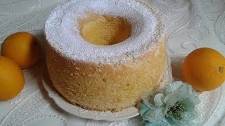 Chiffon cake allaranciaRICETTA PIU MORBIDA AL MONDO [upl. by Nivan211]