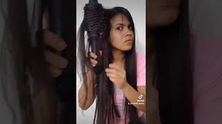 CÓMO USAR EL CEPILLO SECADOR DE REVLON 🌈hairtutorial hair cepillos revlon [upl. by Terri898]