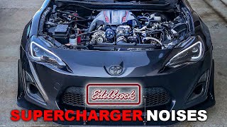 Edelbrock Supercharger Noises  FRSBRZ86 [upl. by Eetnwahs]