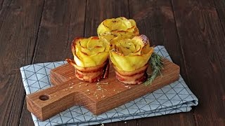 Bacon Wrapped Potato Roses [upl. by Rudman987]