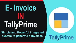 Tally Prime E Invoice Einvoice einvoiceintally [upl. by Gabbie]