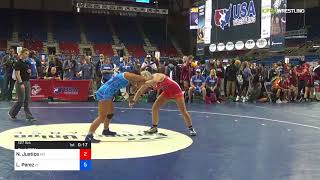 2018 USMCUSAW Cadet amp Junior Women FS NationalsJunior Women 127 Consi Of 4  Nonnie Justice MO [upl. by Aicnilav616]