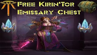 WOW Legion KirinTor World Quest Emissary Chest Hotfix [upl. by Burtie]