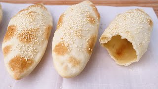 Mix flour and water is so amazing 4 ingredients Crispy balloon flatbread 10 minutes baking [upl. by Pacheco756]