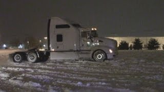 2013 Snow Drifting Ft Tractor trailer Chicopee MA [upl. by Appolonia331]