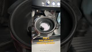 How to Flush Breville Barista Pro BES878 coffee espressomachine shorts [upl. by Nyltiac]