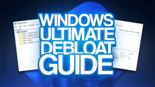 How To Debloat Windows 11 The Ultimate Guide [upl. by Kanya973]