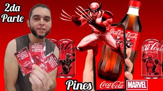 Pines Coca Cola Marvel 🦸🏻‍♂️ ➕ A La Colección [upl. by Punke175]