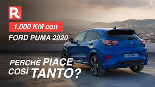 Ford Puma 2020 prova di 1000 km della BSUV sportiva ma anche pratica con il megabox [upl. by Aridatha804]