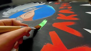 Voilà le Résultat après 8 HEURES DE TRAVAIL avec Magicfly  Peinture MANGA Naruto [upl. by Jard]