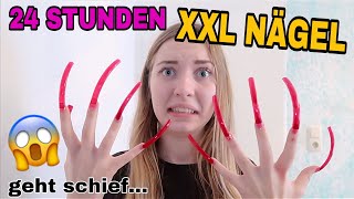 1 Tag die LÄNGSTEN NÄGEL der WELT😨💅🏼 [upl. by Libbi]