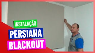 Como Instalar Persiana de Rolo Blackout [upl. by Ecirtram]