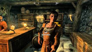 ★TES 5  Skyrim  Bucket on NPC head Trick  Raging  Pickpocket No Bounty  PC HD [upl. by Bobbie380]