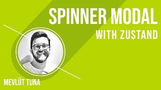 Zustand ile Spinner Modal Yapmak  React Native [upl. by Arimay]