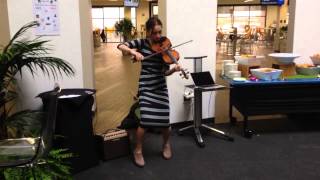 Gabi quotThe Violin Girlquot at LinkedIn [upl. by Anoyek309]