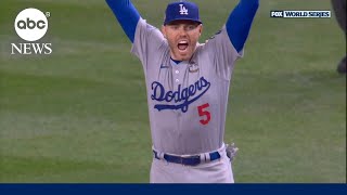 Dodgers clinch 2024 World Series in Game 5 [upl. by Ahsas316]