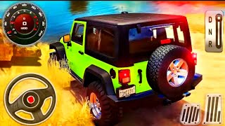 Test your jeep driving skills on uphill jeep racing in thar kar offroad car gamepublicgames [upl. by Nerral]