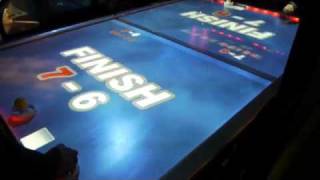 Sega Image Heat Up Projection Air Hockey Table  Clip 3  BMIGamingcom [upl. by Assenev]