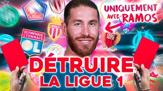 LE DÉFI DE SERGIO RAMOS  TACLER TOUTE LA LIGUE 1 SUR FIFA [upl. by Irving]