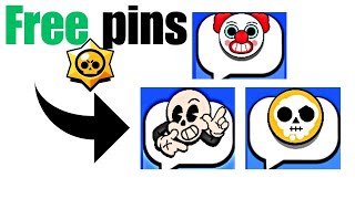 PINS GRATIS en Brawl Stars 😯 [upl. by Medorra]