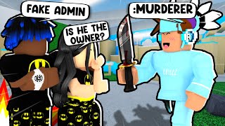 I TROLLED With ADMIN COMMANDS In Murder Mystery 2 [upl. by Atiluap]