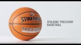 Spalding Precision Indoor Game Basketball [upl. by Ycinuq120]