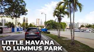 Miami Scooter Ride  Little Havana to Lummus Park Historic District in July 2022 [upl. by Aikrehs]