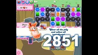 Candy Crush Saga Level 2851 3 stars No boosters [upl. by Yerxa]