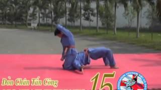 VoViNam  Đòn Chân Tấn Công 6 đến 21  ĐT Việt Nam thị phạm [upl. by Bay]