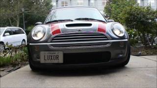 2003 Mini Cooper S  Sound of a crackleak in exhaust [upl. by Banebrudge989]