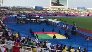 En vidéo  Cérémonie d’ouverture avant le coup du premier match de la CAN 2017 1e partie [upl. by Habeh]