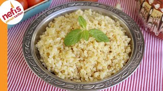 SADE BULGUR PİLAVI TARİFİ  NASIL YAPILIR [upl. by Ratib621]