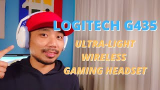 LOGITECH G435 WIRELESS GAMING HEADSET ULTIMATE REVIEW  TAGALOG [upl. by Martijn]