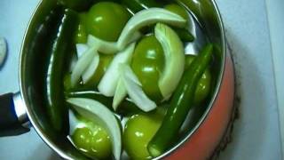 How to make Homemade Mild Tomatillo salsa [upl. by Garrot]