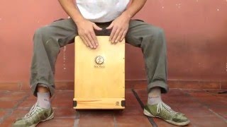 Cajon Peruano con bordona desmontable [upl. by Cochran630]