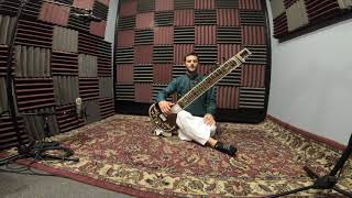 01 Sitar Foundation Lesson Series Lesson 1 How to sit properly with sitar [upl. by Jesh866]