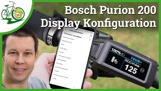 Bosch Purion 200 Display Konfiguration im Detail 🚴 Datenseiten einrichten 🔧 [upl. by Mccarty]