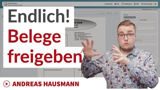 So gibst du Belege in DATEV Unternehmen online frei  Rechnungen prüfen über Belegfreigabe online [upl. by Gerk64]